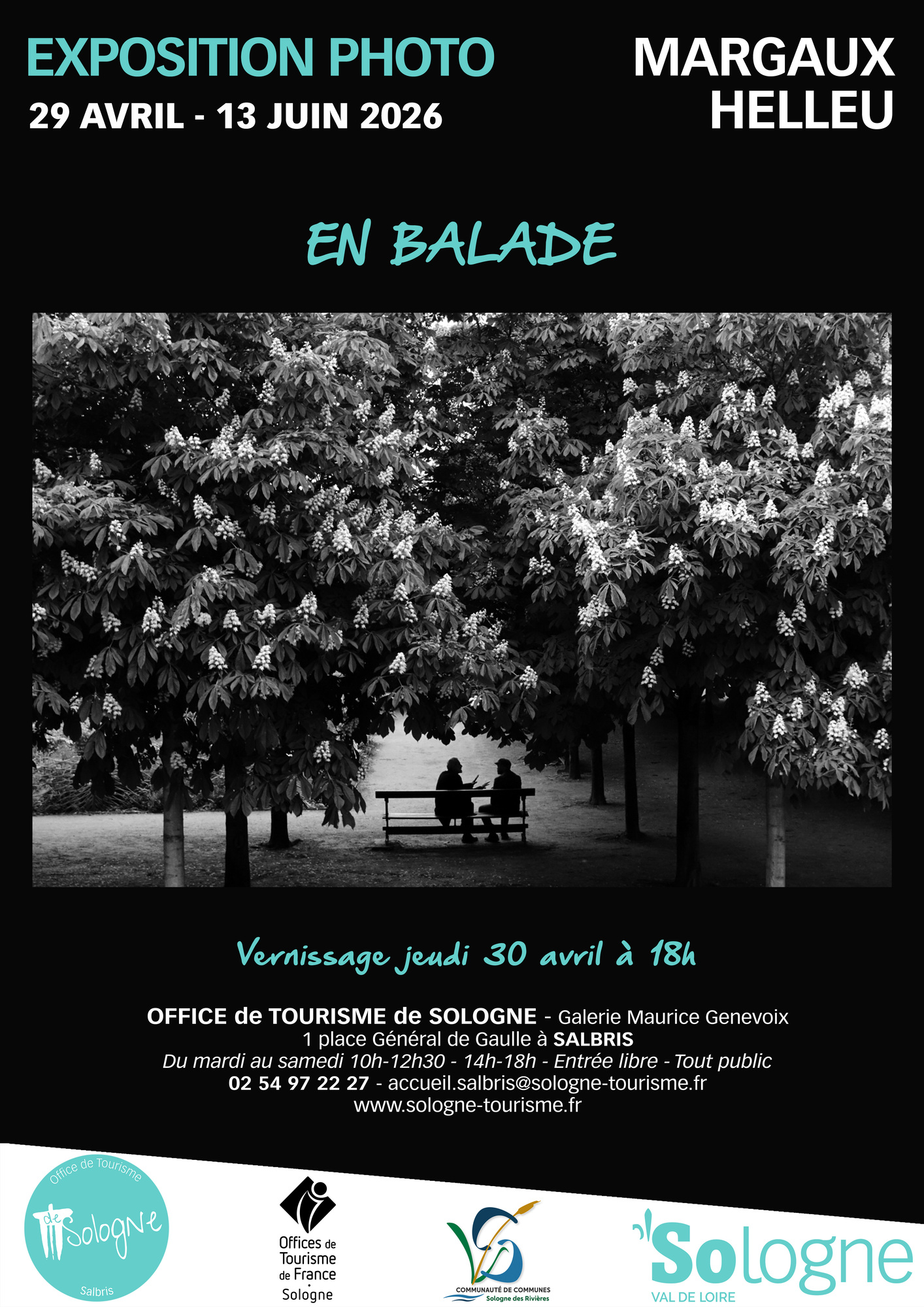 Affiche exposition Margaux Helleu - Galerie Maurice Genevoix Salbris - 2026_web