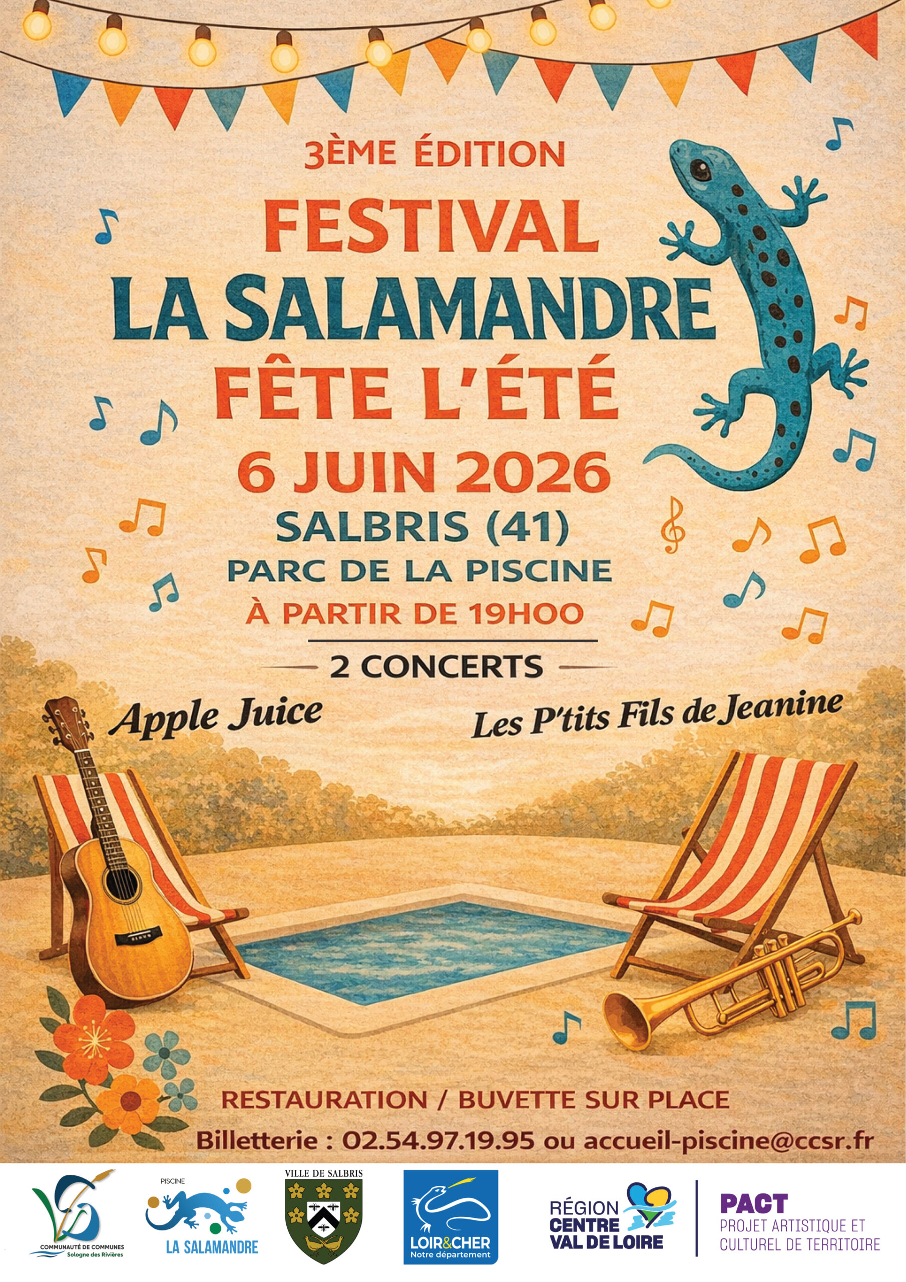PISCINE LA SALAMANDRE fête l'été